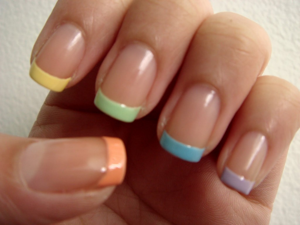 Ideas de uñas multicolores 5